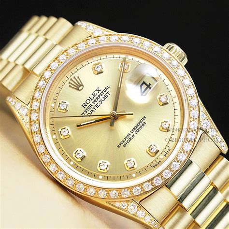 used men's gold rolex watch.